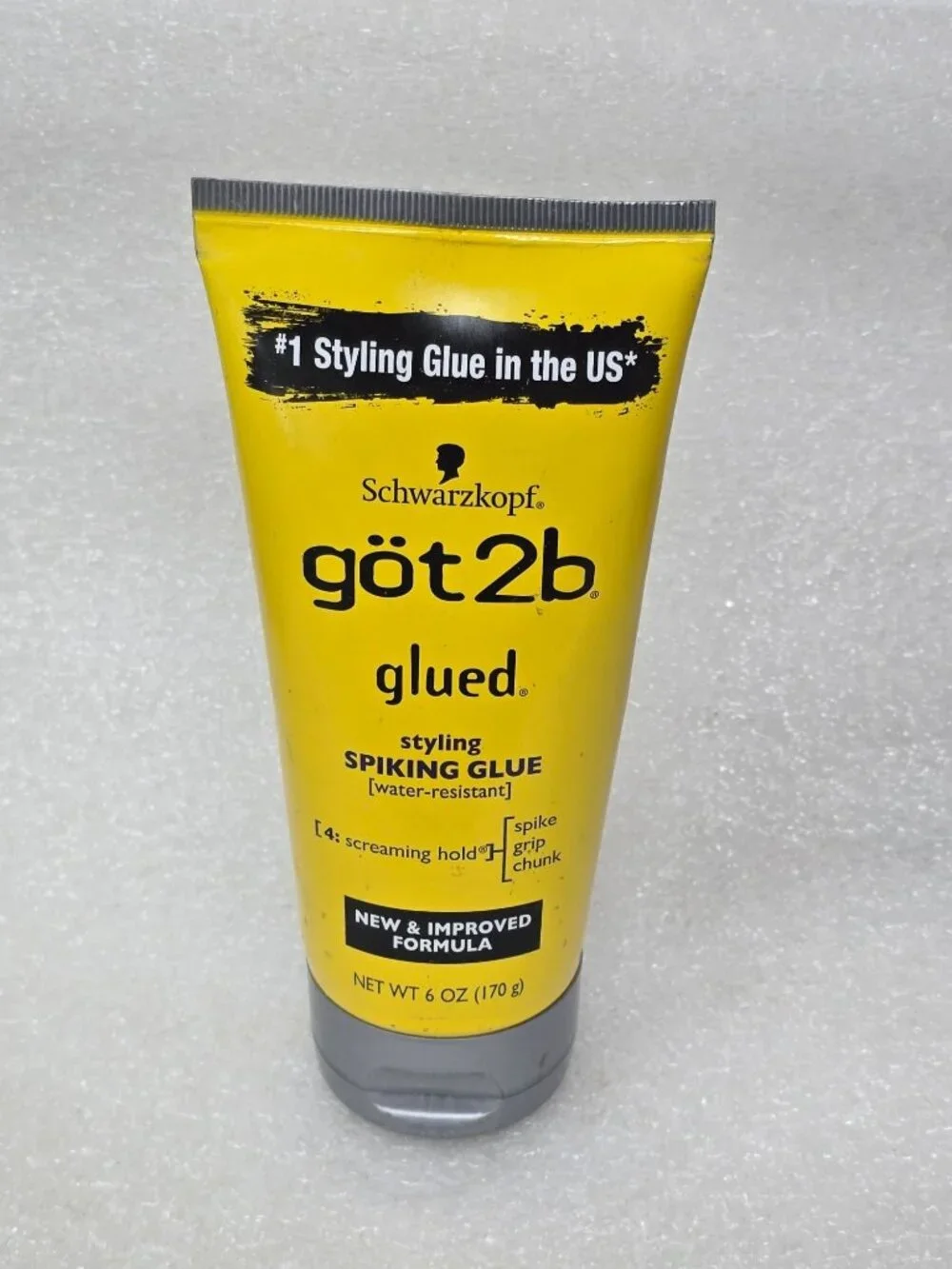 Schwarzkopf Got2b Glued Styling Spiking Glue Water-Resistant 6 Oz Screaming Hold
